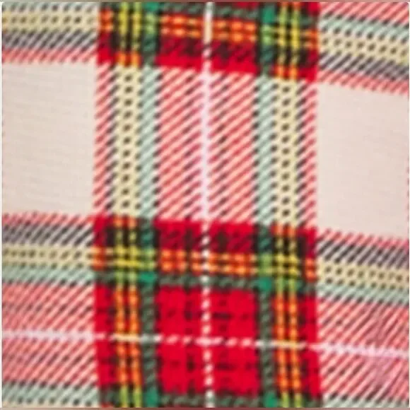 Eddie Bauer Holiday Pet PJ Pajama Red Plaid Size S (11" Back Length) - Picture 5 of 5
